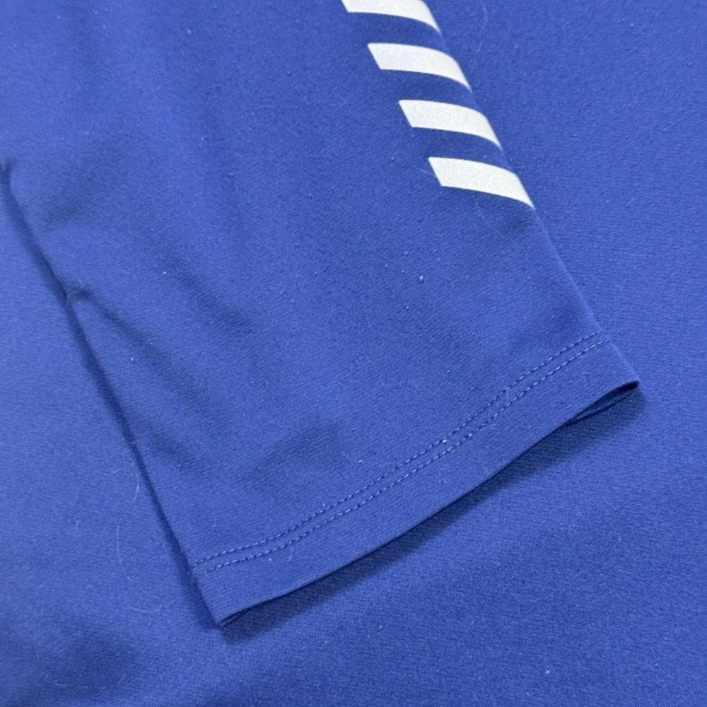 Nike Running Hoodie‎ Mens 2XL Blue Pullover Performance Graphic Long Sleeve